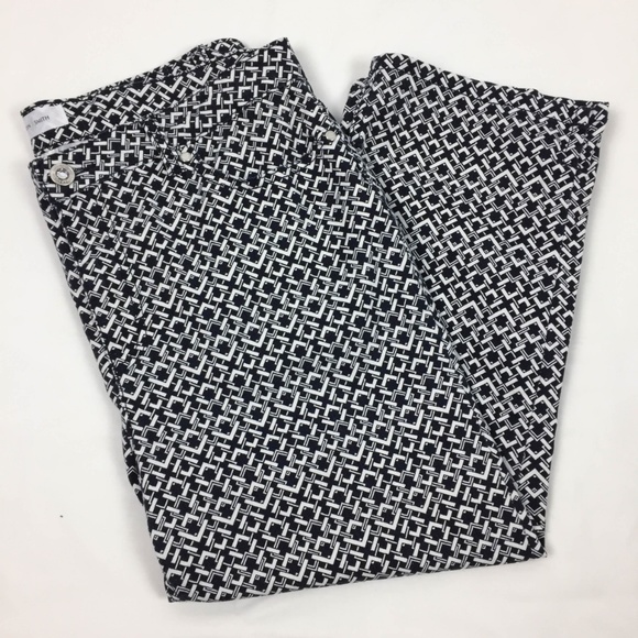 Jaclyn Smith Pants - Jaclyn Smith Black and White Stretch Pants Size 14